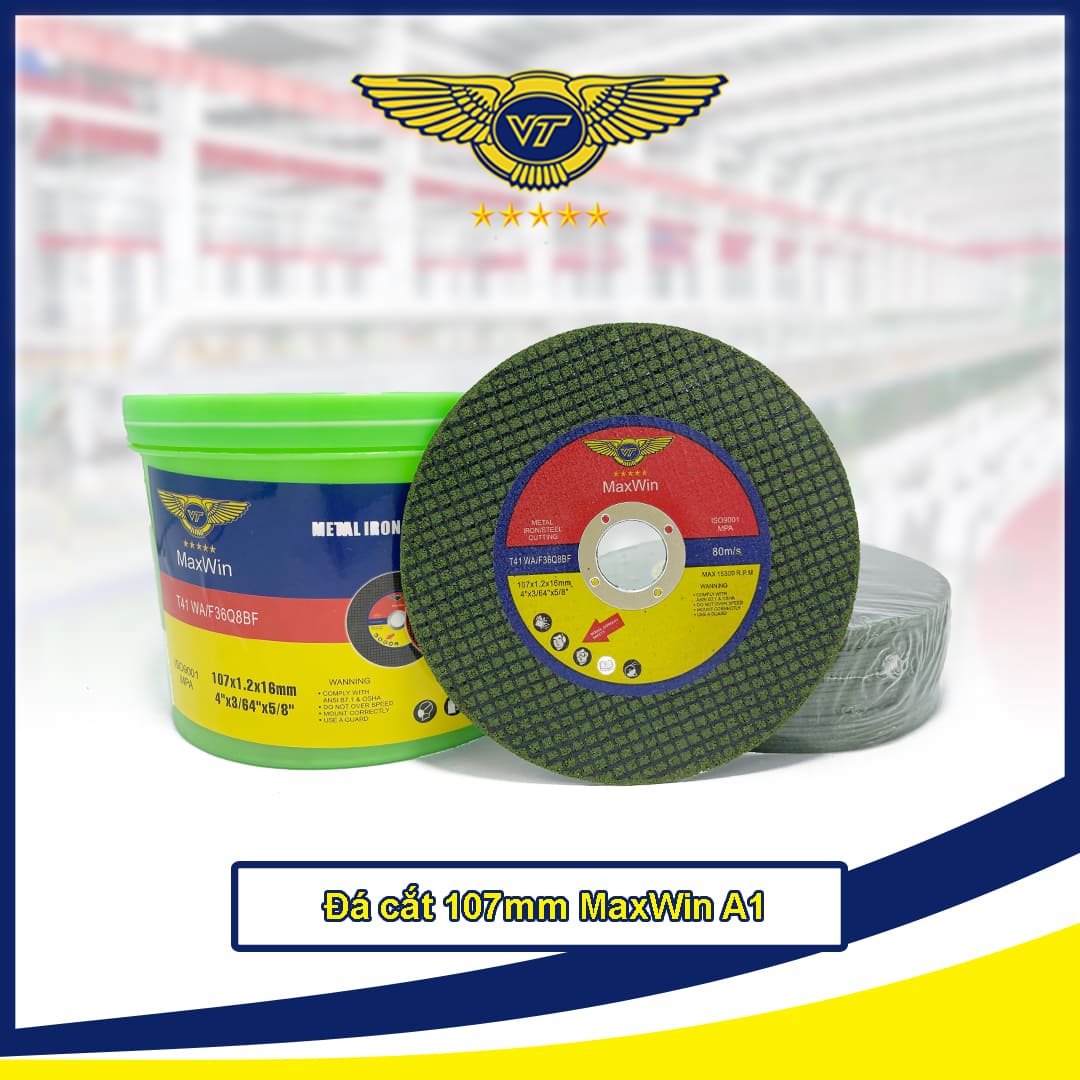 Thương hiệu đá cắt sắt giá rẻ chất lượng MaxWin được Kim khí Vũ Thành phân phối độc quyền
