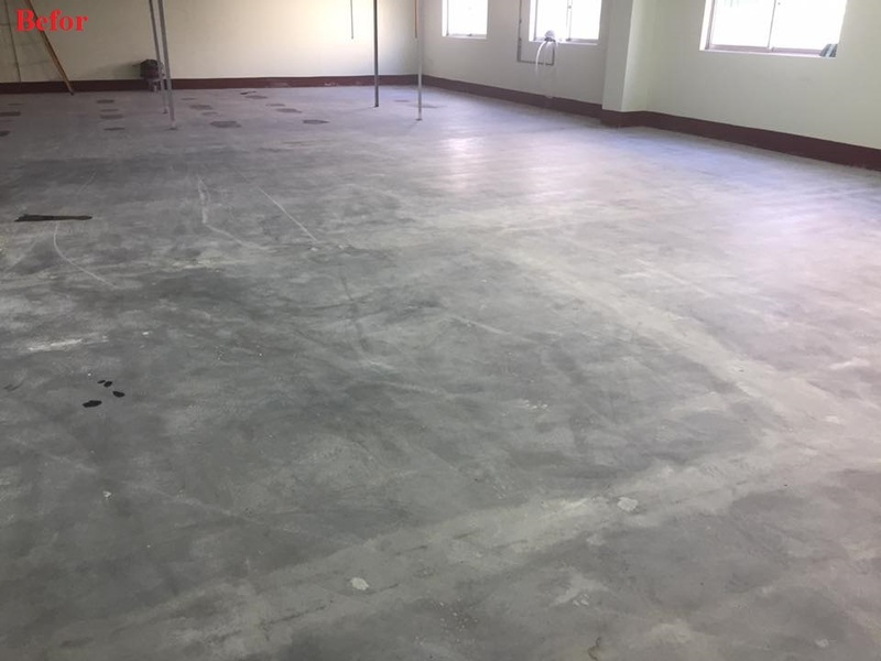 Bát mài bê tông được sử dụng để mài mịn sàn bê tông