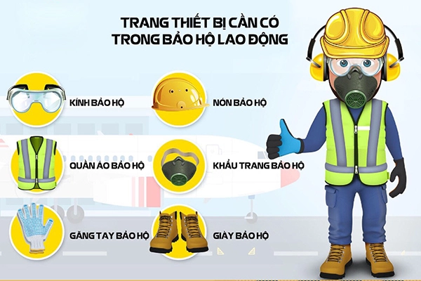 Lưu ý thiết bị bảo hộ lao động khi sử dụng bát mài bê tông